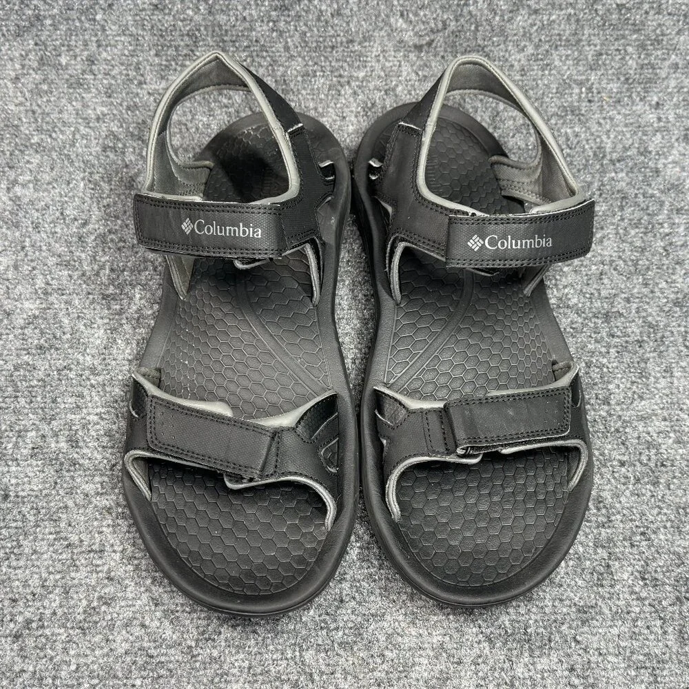 Columbia Riptide II Sandals Men Size 12 Black Athletic Outdoor Hiking Water Shoe